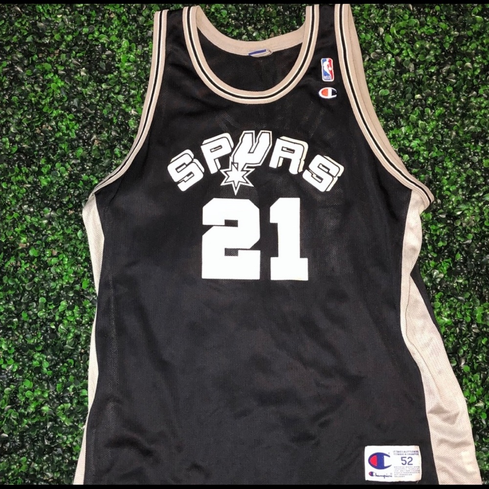 Tim Duncan Spurs 2XL Champion Jersey